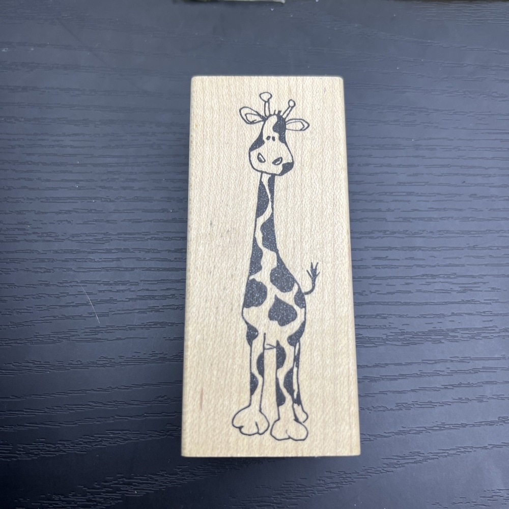 Giraffe Rubber Embossing Stamp Safari Animal Card Making Craft Tool